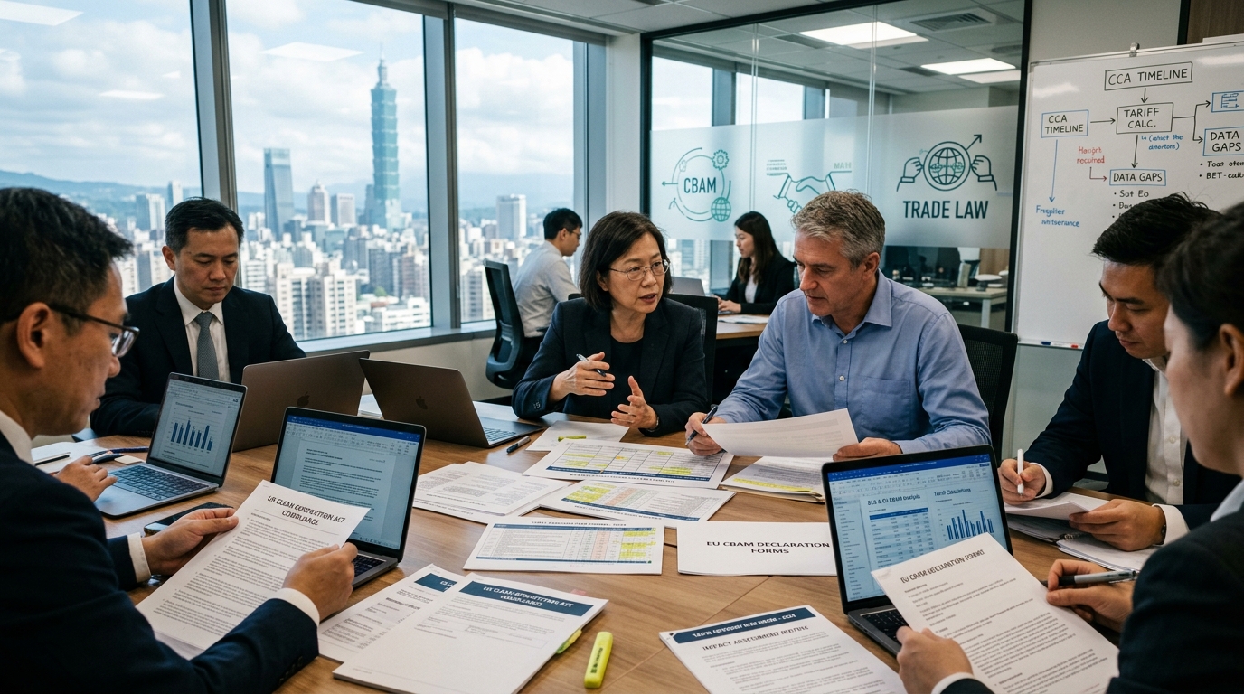 美國清潔競爭法案 CCA 與歐盟 CBAM 雙軌合規作戰指引
